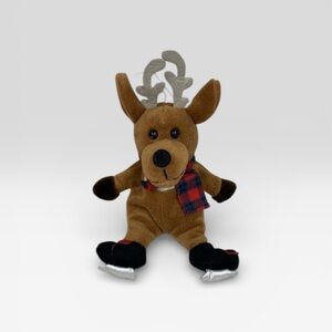 Vintage Snowden Reindeer Plush Stuffed Animal Ice Skates Commonwealth Target 96’